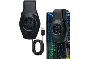 ANLOXIMT Pack of 2 Aquarium Cooler Fan Aquarium Cooling Fan Aquarium Cooling Fan Aquarium Cooling Fan System for Freshwater Saltwater Tanks