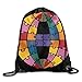 Produktbild Trsdshorts Unisex Puzzle Art Print Drawstring Backpack Rucksack Shoulder Bags Gym Bag Sport Bag