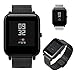 Produktbild Hunpta@ Mode Sport Edelstahl Armband mit Metallverbindern für Xiaomi Huami Amazfit Bip(190 mm) (Schwarz)