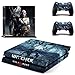 Produktbild Playstation 4 + 2 Controller Aufkleber Schutzfolie Set - The Witcher (5) /PS4