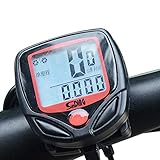 LCD-Digitalanzeige: Die große LCD-Anzeige garantiert, dass Sie Ihre Statistiken bequem vom Fahrradtacho ablesen können.