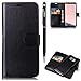 Produktbild Galaxy S8 Hülle,Galaxy S8 Leather Handyhülle,WIWJ Wallet Case[Einfarbig zwei-in-one Kann Getrennt Werden Leder Case]Schutzhüllen für Samsung Galaxy S8-Schwarz