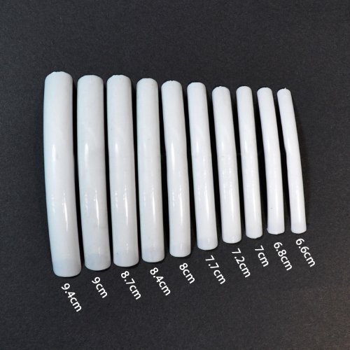 BF 100PCS New Natural UV Gel French Acrylic False Nail Art Salon long Tips (Half Tips) CODE: #L01Nails