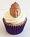 Produktbild 6 Handgemachte Kuchendekorationen aus Zucker: Gold Buddha Köpfe