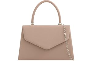 LeahWard Women's Faux Leather Clutch Bag Top Handle Wedding Handbags