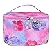 LHWY Flower Series Portable Cosmetic Bag for Travel Home Daily (Hot Pink)