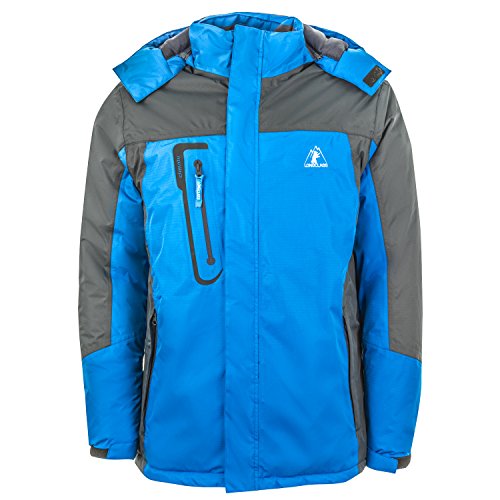 Winddichte Wintersportjacke Herren Ski Jacke Alpin XL WINDBREAKER Softshell Skijacke Herren blau Skikleidung Skibekleidung blaue Funktionsjacke Herren Snowboard Jacke Multifunktionsjacke Sportjacke Winter