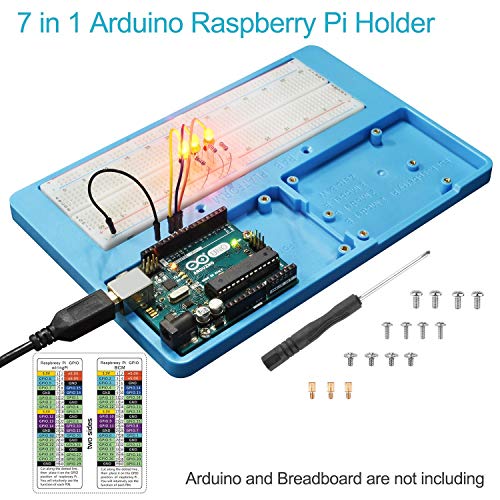 UNIROI 7 en 1 Soporte RAB para Fijar Placas y Breadboard de Arduino Raspberry Pi (UA031)