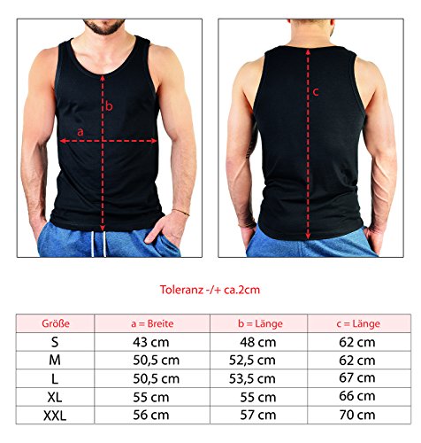 Art & Detail Shirt Neon Tank Top Herren: Thoughtful Pit Bull