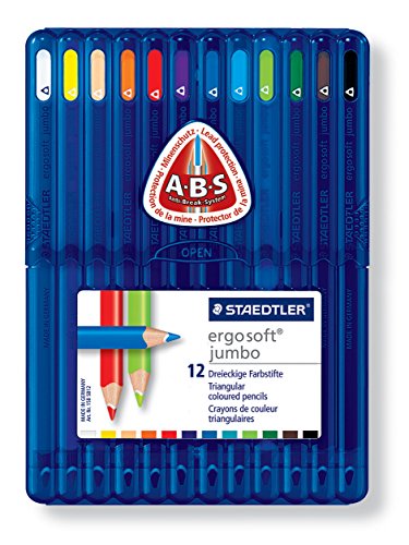 Staedtler 158 SB12 – ergo soft jumbo Farbstift, 4 mm, 12 Stück in aufstellbarer Box - 3