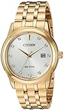 Citizen Corso Herren-Armbanduhr Diamant 39mm Gold Solarbetrieben BM7342-50A