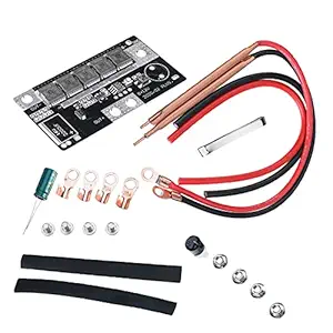 Honeytecs 12V Spot Welding Machine DIY Portable Battery Energy Storage PCB Circuit Board Welding Device Welding Equipment for 18650/26650 / 32650 Lithium Battery