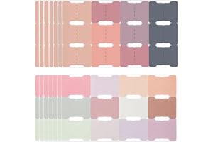 VONJUMA 168 Stück Haftmarker Index Tabs Selbstklebend Page Marker Stabile Haftnotizen Tabs Pastell Beschriftbare Haftstreifen Böhmisch Index Tabs Für Lesen Seitenmarkierung Büro
