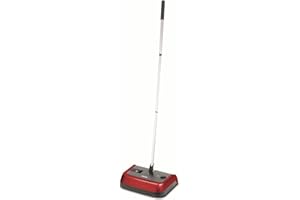 Ewbank Evolution 3 Adjustable Floor & Carper Manual Sweeper, Red