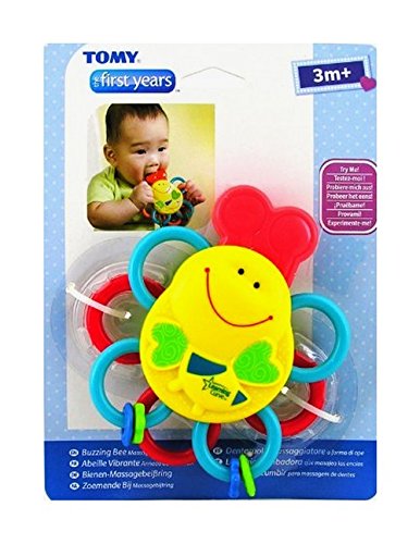 The First Years Buzzing Bee Massaging Teether Pink/Yellow