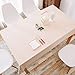 Produktbild LTCGDB Einfarbig Wasserdicht Restaurant Wohnzimmer Couchtisch Party Waschbar Picknick Hochzeit Tischdecke,Nude-110*160cm