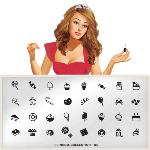 moyou de Londres uñas diseño The Princess Plantillas Nueva colección 05