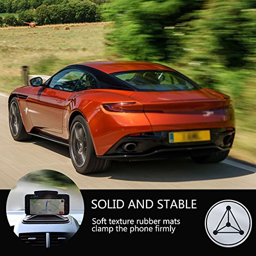 Supporto GPS per auto con Mini Duster, AFUNTA Supporto per auto cruscotto antiscivolo per dispositivo 3 