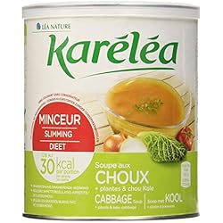 Karéléa soupe minceur au choux/plantes et chou kale Pot de 300g Lot de 2
