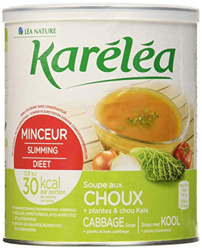 Karéléa soupe minceur au choux/plantes et chou kale Pot de 300g Lot de 2