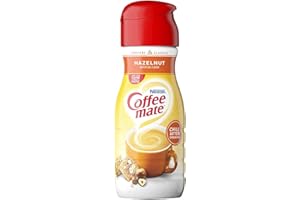 Coffee Mate Płynny krem do kawy orzech laskowy - wybielacz do kawy - 473 g (2 sztuki)