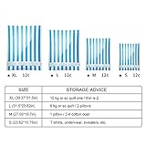 Protección a largo plazo - -- seguro de polillas y moho - Almacena ropa no utilizada en estos herméticos microbiales ziploc. Seguro de polillas y moho.