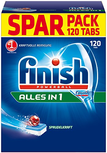 Preisvergleich Produktbild Finish / Calgonit Alles in 1, Spülmaschinentabs, Sparpack, 120 Tabs