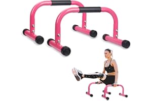 KingMile Parallettes, Handstand Barrenm, Großer Push Up Bar & & Dip Barren, Rutschfeste Liegestützgriffe, Calisthenics Equipment für Indoor & Outdoor, Geeignet für Heim-Fitness & Liegestütze