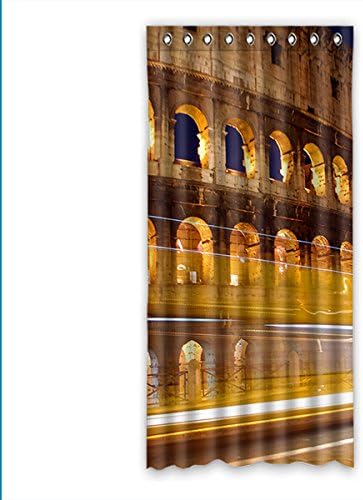 Breaking The Roman Colosseum Window Curtain Window Curtain Light Proof Polyester Brand For Bedroom Or Living Room Zentimeters x 275 Zentimeters (1-Pack), polyurethane, d, 52(inches)x108(inches)