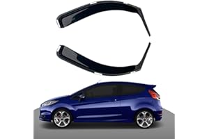 Haibak – Wind Deflectors Set Compatible With Ford Fiesta MK7 2008-2017 – 3 Door Hatchback – 2PC Tinted In-Channel Fitment– Side Window Visors Rain Guards