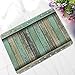 Produktbild Xmansky Schlicker saugfähige Matten,Retro Stil Rechteck Holz Stempel Rutschfester Teppich Boden Teppich Rutschfeste Fußmatte Outdoor Mat Küchenmatte 40cm x 60cm