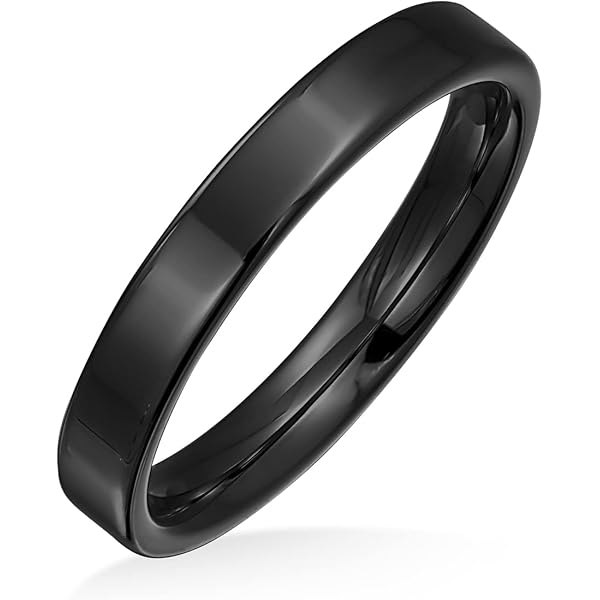 Anello In Titanio Uomo/Donna - Fede Spazzolato Argento, Larghezze 4-10mm