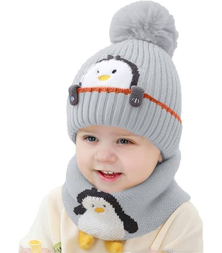 Bonnet Hiver Enfant Polaire Avec Visière - Taille Unique 2-5 Ans, Multifonction (cagoule, Tour De Cou) - 5