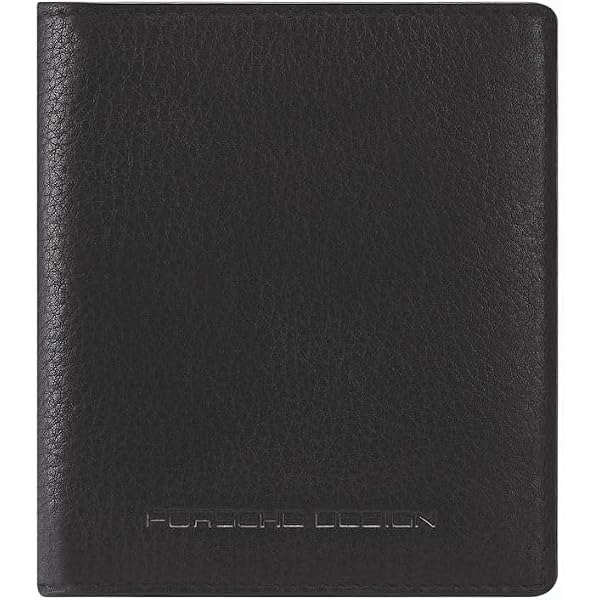 Portefeuille Carte Carbone Porsche Design - Noir - Protection RFID - Fabriqué En Italie