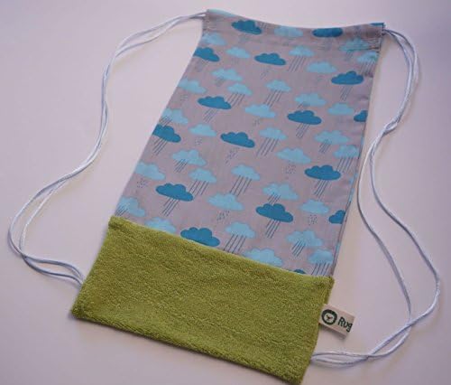 Organic terrycloth and fabric bag (limited edition)