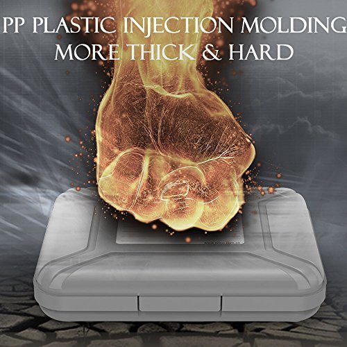 ORICO HDD Schutzhülle 3.5 Zoll [2 Stück] Tragbare Anti-Statik Werkzeuglose HDD Schutztasche mit Schnappverschluss HDD Case, PHX35 - 2