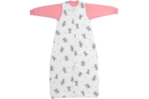 SCHLUMMERSACK Slumbersac Sacco nanna Tog 2.5 110 cm Koala | Sacco nanna annuale 18-36 mesi cotone | Sacco a pelo bambini maniche rimovibili