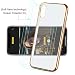 Produktbild iphone X Hülle, achoTREE Galvanisieren Soft Flex Silikon Premium Kratzfest TPU Ultra Dünn Durchsichtige Handyhülle für Apple iphone X Schutzhülle + [1 × Soft Nano-Technologie Schutzfolie], Transparent Gold