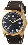 Victorinox Swiss Army Herren-Armbanduhr Analog Quarz Leder 241645