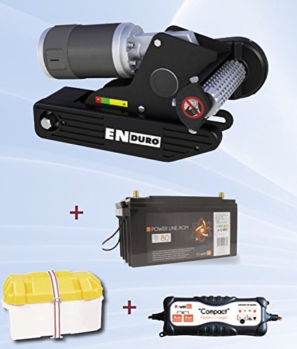 Preisvergleich Produktbild Wohnwagen-Rangierhilfe Enduro Mover EM203 + Batterie + Batteriekasten + Ladegerät