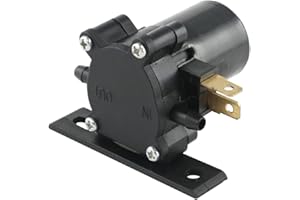 WITTKOWARE Zahnrad-Wasserpumpe mit Montagesockel, selbstansaugend, 4-9V/DC, 2l/min., Anschluss seitlich