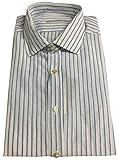  Xacus - Camisa formal - para hombre rigata celeste/bianco 40
