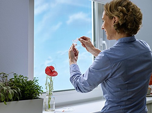 tesa Klebestreifen zum Befestigen auf transparentem Untergrund z.B. Glas, 1 kg Halteleistung - 4