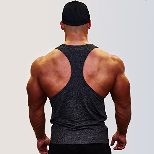 Gym King Stringer Tank Top Bodybuilding Tank The Steel made me what i am, Gymking - 3