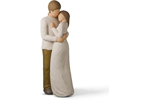 CUNTAUK Paar Figur, Liebesstatue Geschenk für Hochzeit, Romantische Paarfiguren Geschenke für Jahrestag, Valentinstag, Geburtstag