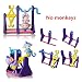 Produktbild Ruiting Finger Spiel interaktives Baby Monkey PET Toy Klettern Spielset Rahmen Klettern Stand Wippe Schaukel Set (kein AFFE) Kinder Spielzeug