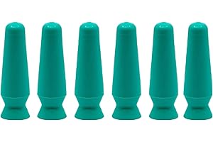 DMV Scleral Cup Lens Inserter Pack of 6, Ventless Contacts Inserter Tool for Scleral Lenses, Hard Contact Lenses, and Prosthetic Eyes, Applies Contacts Safely, Comfortably & Hygienically