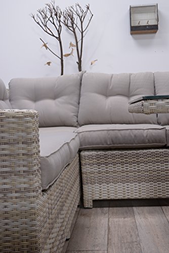 Garden Impressions Lounge, Dinner Esstisch Kombi Set La Paz Passion Willow, 3-teilig - 5