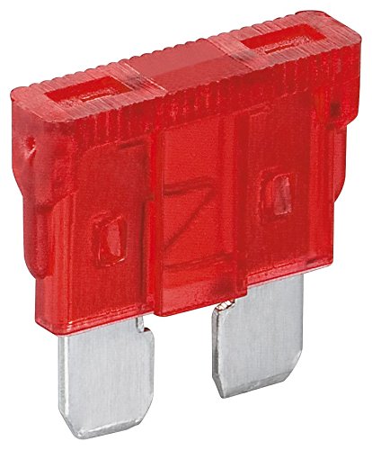 Fixpoint 20382 6-teilig Sortiment Kfz-Flachsicherungs-Set (10 A) rot