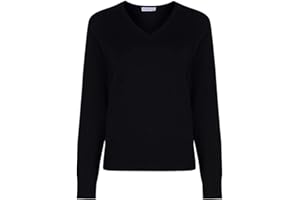 School Uniform 365 Trutex Girls Fit Cotton V-Neck Jumper